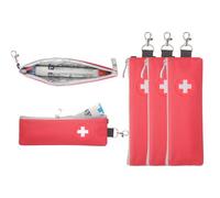 Epipen 3 Custodie per Il Trasporto Medico Isolate: Sacchetti Isolati Piccoli Epipi Con Chiusura Lampo Ykk E Moschettone, Borsa Isotermica Portatile per Aereo, Viaggio, Allergie, Bambini, Diabetici