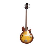 Epiphone Jack Casady Fretless Bass Aged Royal Tan - Basso semiacustico destro