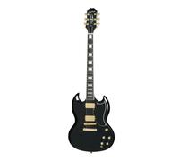 Epiphone SG Custom Ebony Chitarra Elettrica ProBucker Gold Hardware con Borsa...