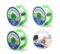 Episkey Filo per saldatura senza piombo, 0,6mm 0,8mm 1mm Filo per Saldatura Elettrica a Nucleo di Colofonia, per saldatura elettrica e riparazione Sn99,3 Cu0,7 (Set 150g) (H04)