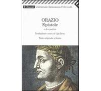 Epistole-Ars poetica. Testo latino a fronte