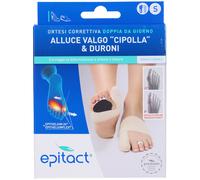 Epitact® Ortesi Correttiva Doppia Giorno Alluce Valgo e Duroni Piede S
