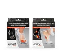 Epitact Sport - Set da corsa - Protezioni per unghie e lampadine (S) | Protegge i piedi da sfregamenti, vesciche, riscaldamento e microurti - Gel di silicone ultrasottile, lavabile e