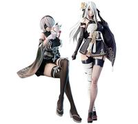 Epitome Automata 2B Action Figure 2Byorha Anime Game Figure Kimono Ver Girls Statue PVC Modello Desktop Ornamenti Decorazione Souvenir Raccolta Regalo per i fan (Stile 1+2)