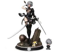 Epitome Automata 2B YoRHa No.2 Type B Action Figure Anime Game Girl Figure intercambiabili Testa Personaggi Statua Modello PVC Ornamenti Desktop Decorazione Souvenir Collezione Regalo per i fan