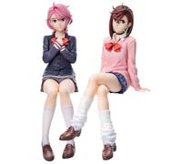 Epitome Ayase Momo Figure Shiratori Action Figure DAN DA DAN Anime Manga Statue 15 cm Postura Seduta Modello PVC Decorazione da Scrivania Collezione Regali per i Fan (Shiratori+Ayase Momo)