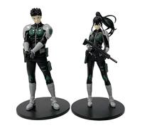 Epitome Kaiju No. 8 Anime Figure Kafka Hibino/Ashiro Mina Action Figurine PVC Modello Statua Decorazione Desktop Collezione Regali per i Fan (Kafka Hibino+Ashiro Mina)