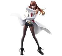Epitome Makise Kurisu Figura Steins Gate Anime Figure Standing Posture Game Personaggio Statua 21 CM PVC Modello Desktop Decorazione Collezione Regali per i Fan