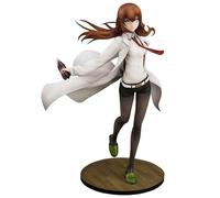 Epitome Makise Kurisu Figura Steins Gate Anime personaggio del gioco Statua Makise Kurisu Action Figurine 21 CM PVC Modello Ornamenti Desktop Collezione Regali per i fan (Stile 2)