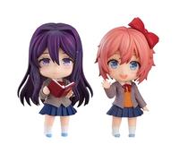 Epitome Monika - Action figure Monika/Yuri/Sayorii, versione Q, personaggi dei cartoni animati, modello sostituibile con viso e accessori, statua in PVC, ornamenti da collezione da scrivania, idea