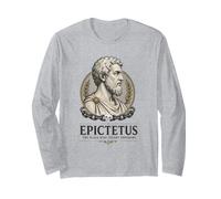 Epitteto Stoico Filosofo Antico Greco Saggezza Ritratto Maglia a Manica