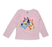 eplusm Bluey Bambina Maglietta a Maniche Lunga (Rosa,2 Anni)