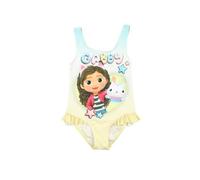 eplusm Gabby's Dollhouse Bambina Costume da Bagno Un Pezzo (Giallo,4 Anni)