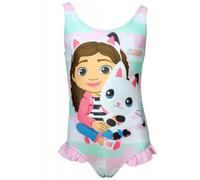 eplusm Gabby's Dollhouse Bambina Costume da Bagno Un Pezzo (Rosa,8 Anni)