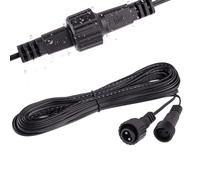 EPLZON 10M/32.8FT Cavo di prolunga per ghirlanda, 2 pin prolunga IP65 impermeabile connettori per proiettori solari, luci di punta da giardino, illuminazione natalizia esterna, albero luminoso