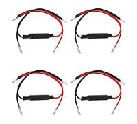EPLZON 12V 10W Moto LED Indicatore di direzione Indicatore resistore Adattatore per resistenza di carico Moto Adattatore Flash Fix Error per moto (confezione da 4 pezzi)