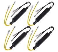 EPLZON 12V 21W Moto LED Indicatore di direzione Indicatore resistore Adattatore per resistenza di carico Moto Adattatore Flash Fix Error per moto (confezione da 4 pezzi)