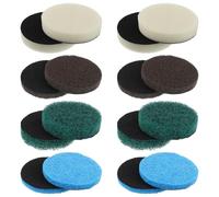 EPLZON 16pcs Spazzola Elettrica Set 4 Spuma Pads 4 Stuoie Cucina 4 Performance Pads 4 Microfibra Pads adatti per Bosch Casa/Giardino 6033 Spazzola di Pulizia Batteria