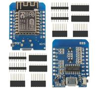EPLZON 2 Pezzi ESP8266 Scheda di Sviluppo Mini ESP8266-12F NodeMCU Modulo WiFi Chip Interfaccia Micro-USB Compatibile con Arduino