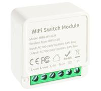 EPLZON 2 vie Modulo interruttore della luce intelligente, WLAN Mini DIY interruttore, Tuya app Smart Modulo, compatibile con Alexa, Google Assistant, È necessario il cavo neutro (Confezione da 1)