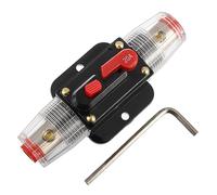 EPLZON 20A Interruttore Interruttore 20 AMP Fusibile Inline Holder 12V-48V DC Pulsante di Reset Manuale per Car Audio Amplificatore di Suono Sistema RV Casa Marine Boat Truck