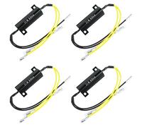 EPLZON 21W 6Ohm Moto LED Indicatore di direzione Indicatore resistore Adattatore per resistenza di carico Moto Adattatore Flash Fix Error per moto (confezione da 4 pezzi)