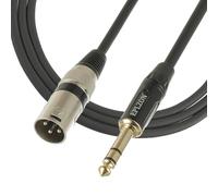 EPLZON 2M Cavo Audio Jack 6,35 mm a XLR Maschio, Jack stereo da 6,35 mm TRS per Microfono, Altoparlante, Amplificatore, Audio Console, Mixer (Male, 2M)