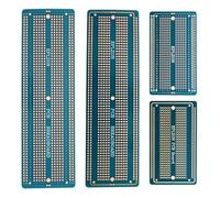 EPLZON 2pezzi 6.8"x2.05" & 2pezzi 3.5"x2.05" Breadboard Solderable Prototype PCB Board Kit per Elettronica Progetti Compatibile per DIY Saldatura Circuit Progetti Prototype Board,Blu