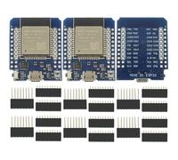 EPLZON 3 Pezzi ESP32 Mini Modulo Bluthooth ESP32 NodeMCU WiFi Scheda di sviluppo modulo Bluthooth Chip CH9102F compatibile con Arduino con Pin, Interfaccia di Micro-USB