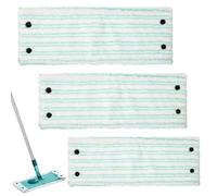 EPLZON 3 Pezzi Testine di Ricambio del Mocio Combi / Clean Twist M Micro Duo Ricambio 42 x 15cm Kit per tutti i pavimenti, forte decontaminazione