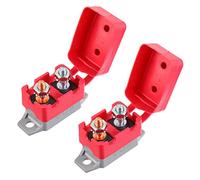EPLZON 50A 12V-24V Automatico Reset Interruttore con Coperchio Stud Bolt per Caricabatterie Camion Motori Auto e Altro (2pezzi)