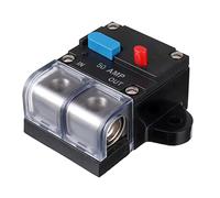 EPLZON 50A Interruttore automatico Ripristinabile Interruttore automatico 50 amp Pulsante di ripristino manuale per protezione audio e amplificatori dell'auto