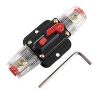 EPLZON 50A Interruttore Interruttore 50 AMP Fusibile Inline Holder 12V-48V DC Pulsante di Reset Manuale per Car Audio Amplificatore di Suono Sistema RV Casa Marine Boat Truck