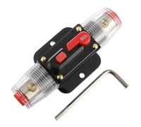 EPLZON 80A Interruttore Interruttore 80 AMP Fusibile Inline Holder 12V-48V DC Pulsante di Reset Manuale per Car Audio Amplificatore di Suono Sistema RV Casa Marine Boat Truck