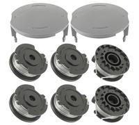 EPLZON Bobina a Filo lunghezza 4 m Ø 1,6 mm F016800569 F016800385 per decespugliatore a batteria Bosch EasyGrassCut 23/26/18/18-230/18-260/18-26 e Copertura bobina F016F05320(6 Bobine + 2 Copertura)