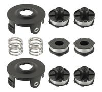 EPLZON Bobina di Filo con Ma-Kita 196146-9/195858-1, Bobina Compatibile con Ma-Kita Akkusence 18V DUR181Z, DUR181RF, DUR181(6 Bobina + 2 Cappuccio di Copertura + 2 Molla)