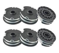 EPLZON Bobina di filo di ricambio, per decespugliatore LIDL Parkside, per PRT 550 A1, A3; PRTA 20-Li A1, B2, C3 Bobina di ricambio(6 Bobine di Ricambio per Trimmer)