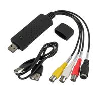 EPLZON Convertitore vhs in digitale USB 2.0 Audio Video Grabber Card Converter, Convertitore VHS In Digitale, Convertitore da VHS a USB Per PC, Video, DVD, Windows XP 10/8/7