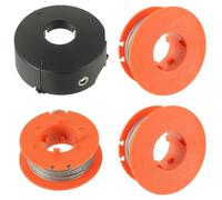 EPLZON F016800175 Bobina di Ricambio per Bosch ART 23 26 30 Combitrim Easytrim,1,6mm x 8M con Copertura F016L71088 (3 Bobine + 1 Copertura)