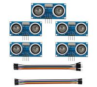 EPLZON HC-SR04 Modulo sensore di distanza ad ultrasuoni adatto per Arduino UNO MEGA Nano Robot XBee ZigBee (confezione da 5 pezzi)