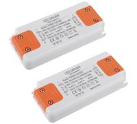 EPLZON Trasformatore 12V 15W LED Alimentatore Convertitore per Lampade LED G4 MR16 MR11 GU4 GU5.3 (2 Pezzi)