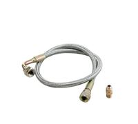 EPMAN Kit linea di alimentazione olio turbo da 24 pollici Kit linea di scarico ritorno olio compatibile con turbocompressore T3 T4 90 gradi EP-WXB05 per numero di parte EP-WXB05