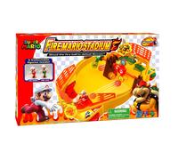 EPOCH Super Mario Fireball Stadium - Gioco da Tavolo 2 Giocatori con Bowserâs Tower, Obiettivi Doppio Lato e Action Figures Mario & Luigi