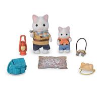 Epoch Sylvanian Families Doki Exploration Set Latte Gatto Fratello Bambola KO-76