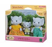 Epoch Sylvanian Families FS-38 Elephant Family Set bambola Calico Critters