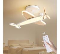 Epochglo Lampada da soffitto LED dimmerabile per bambini, 40W lampada da soffitto LED con telecomando 3000K-6500K moderno aereo per bambini Led plafoniera per camera da letto