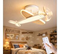 Epochglo Plafoniera LED dimmerabile per camera dei bambini 40 W lampada da soffitto LED con telecomando 3000 K-6500 K, moderna illuminazione da soffitto a LED per aeromobili camera da letto