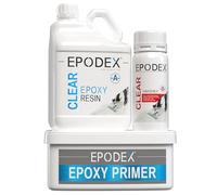 EPODEX Resina Epossidica per pavimenti interni | Rivestimento in resina per garage, design floor e altro | Finitura effetto pietra, marmo o granito | Kit colata per cemento, massetto, legno e altro