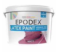EPODEX Vernice al lattice opaca - Beige marrone Pastello+ | Pittura per Pareti Lavabile, resistente, traspirante e inodore, Interni, 3kg - 25 m² per mano