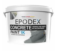 EPODEX VERNICE PER CALCESTRUZZO 1K, Vernice per esterni in cemento, pareti e pavimenti, Alta copertura, resistente a UV e abrasion, Interni ed esterni senza acqua stagnante 6,6kg (2 mani su 46m²)